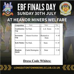 EBF Finals day….
