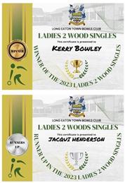 Ladies 2 Wood Singles