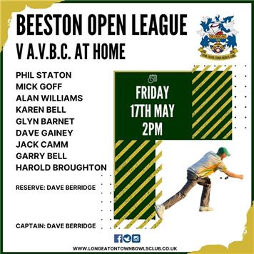  - Beeston Open League